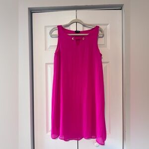 Vibrant Pink Sleeveless Dress